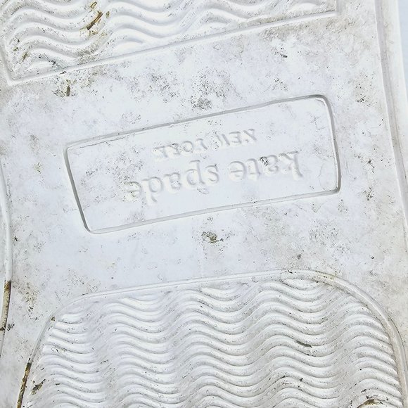 Kate Spade Avery Tweed Scallop Lace-up Sneaker, Sz 7.5 - Picture 12 of 12